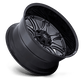 DARKSTAR 22X10 5X5/5.5 87 -18 M-GMTL BLK