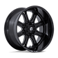 DARKSTAR 20X9 8X170 125 +1 G-BLK MILL