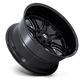 DARKSTAR 20X9 8X170 125 +1 G-BLK MILL