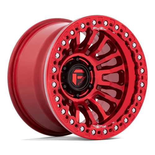 Fuel Off-Road FC125 Rincon Beadlock Wheel | 6x5.5 (6x139.7) Bolt Pattern - Candy Red / 17x9 / -38mm (3.5" BS)
