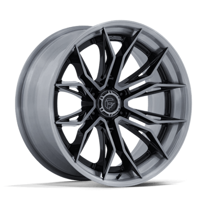 Fuel Off-Road FC404 Mutiny Wheel | 6x135 Bolt Pattern - Gloss Black Brushed Dark Tint / 20x9 / +1mm (5.04" BS)