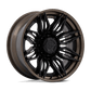 Fuel Off-Road FC404 Mutiny Wheel | 8x180 Bolt Pattern - Matte Black w/ Gloss Bronze Lip / 20x10 / -18mm (4.79" BS)