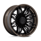 Fuel Off-Road FC404 Mutiny Wheel | 8x180 Bolt Pattern - Matte Black w/ Gloss Bronze Lip / 22x10 / -18mm (4.79" BS)