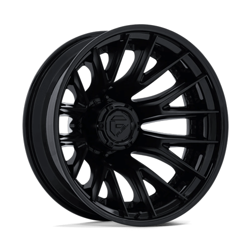 Fuel Off-Road Catalyst Dually Wheel | 20x8.25 | -202mm | 8x200 Bolt Pattern - Matte Black w/ Gloss Black Lip
