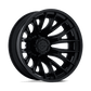 Fuel Off-Road Catalyst Dually Wheel | 22x8.25 | -202mm | 8x200 Bolt Pattern - Matte Black w/ Gloss Black Lip