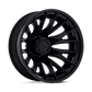 Fuel Off-Road Catalyst Dually Wheel | 22x8.25 | -221mm | 8x210 Bolt Pattern - Matte Black w/ Gloss Black Lip