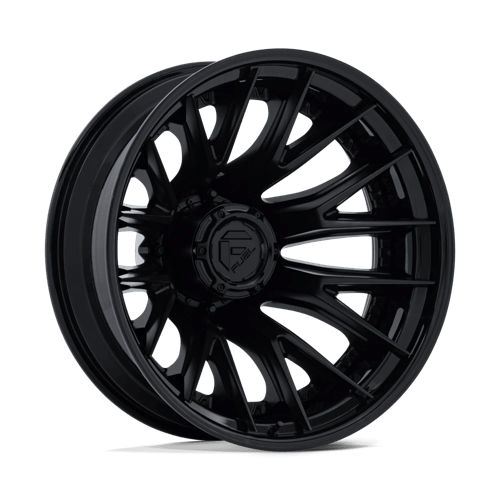 Fuel Off-Road Catalyst Dually Wheel | 22x8.25 | -221mm | 8x210 Bolt Pattern - Matte Black w/ Gloss Black Lip