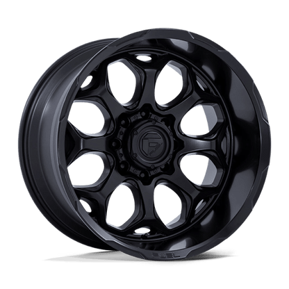 Fuel Off-Road FC862 Scepter Wheel | 6x5.5 (6x139.7) Bolt Pattern - Blackout / 20x9 / +1mm (5.04" BS)