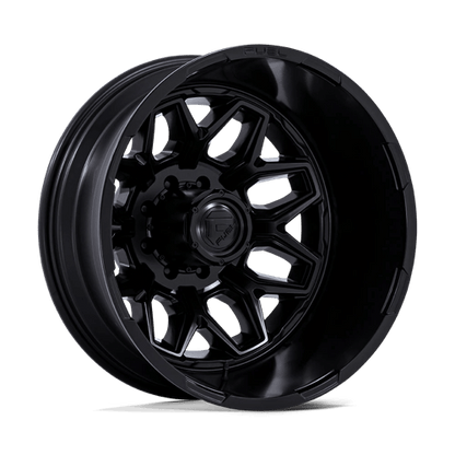 Fuel Off-Road Flux Dually Wheel | 8x200 Bolt Pattern - Blackout / 20x8.25 / -227mm (-4.31" BS)