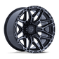 INJECTOR 22X9 8X170 125 +1 GBLK-MCH-DT