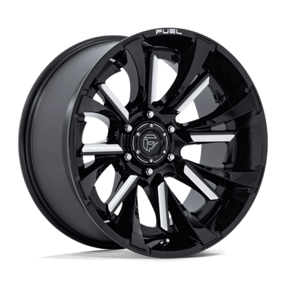 Fuel Off-Road FC895 Tantrum Wheel | 8x6.5 (8x165.1) Bolt Pattern - Gloss Black Milled / 20x9 / +1mm (5.04" BS)