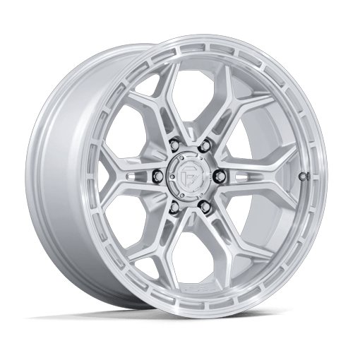Fuel Off-Road FC896 Heathen Wheel | 6x135 Bolt Pattern - Gloss Silver w/ Machined Face / 20x9 / +1mm (5.04" BS)