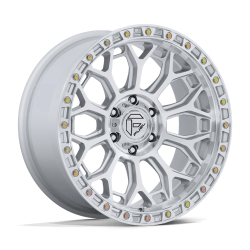 Fuel Off-Road FC901 Talon Wheel | 5x5 (5x127) Bolt Pattern - Gloss Silver w/ Machined Face / 17x9 / +1mm (5.04" BS)