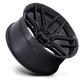 FLUX 22X9.5 6X5.5 106 +20 BLK-OUT