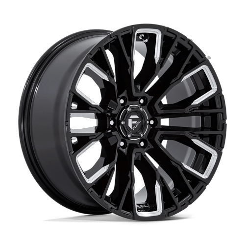Fuel Off-Road Rebar Wheel | 20x9 | +1mm | 6x135 Bolt Pattern - Gloss Black Milled