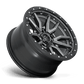 REBEL 17X9 5X5 71 -12 M-GMTL-BLK-RG
