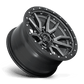 REBEL 18X9 5X5 71 -12 M-GMTL-BLK-RG