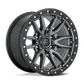 REBEL 18X9 6X5.5 106 -12 M-GMTL-BLK-RG