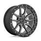 Fuel Off-Road Rebel Wheel | 5x5 (5x127) Bolt Pattern - Matte Gunmetal Black Bead Ring / 20x9 / +1mm (5.04" BS)