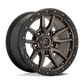 Fuel Off-Road Rebel Wheel | 5x5 (5x127) Bolt Pattern - Matte Bronze Black Bead Ring / 17x9 / -12mm (4.53" BS)