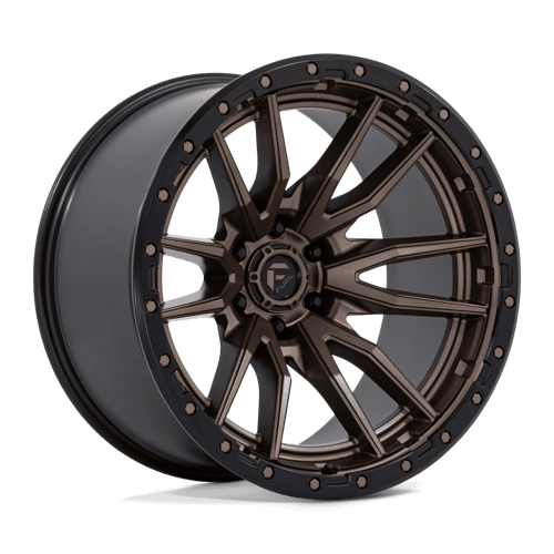 Fuel Off-Road Rebel Wheel | 22x12 | -44mm | 6x5.5 (6x139.7) Bolt Pattern - Matte Bronze Black Bead Ring