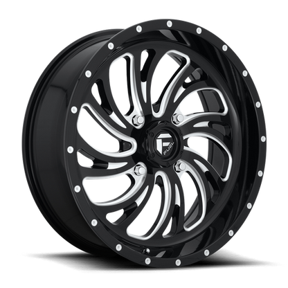 Fuel Off-Road Kompressor Wheel | 18x7 | +13mm | 4x137 Bolt Pattern - Gloss Black Milled