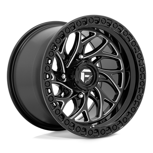 Fuel Off-Road Runner UTV Wheel | 15x10 | 0mm | 4x156 Bolt Pattern - Gloss Black Milled