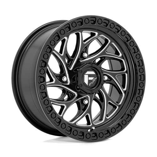 Fuel Off-Road Runner UTV Wheel | 15x7 | +10mm | 4x156 Bolt Pattern - Gloss Black Milled