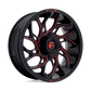 Fuel Off-Road Runner UTV Wheel | 20x7 | +13mm | 4x137 Bolt Pattern - Gloss Black Milled Candy Red