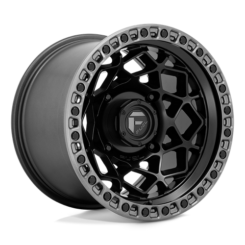 Fuel Off-Road Unit UTV Wheel | 15x7 | +10mm | 4x137 Bolt Pattern - Matte Black w/ Gunmetal Ring