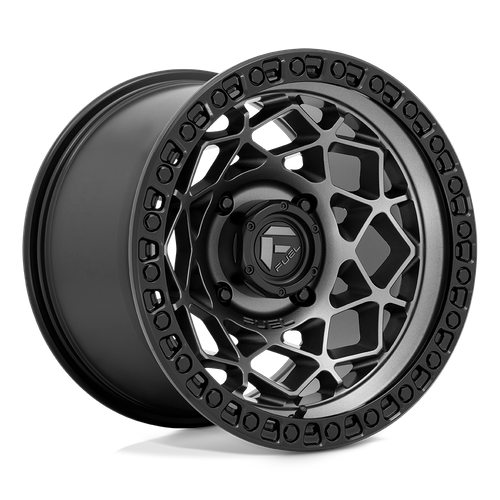 Fuel Off-Road Unit UTV Wheel | 15x7 | +10mm | 4x156 Bolt Pattern - Gunmetal w/ Matte Black Ring