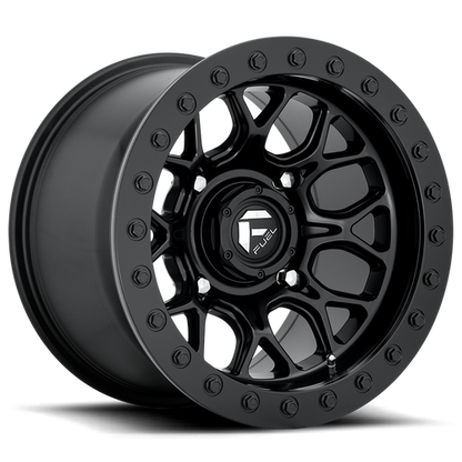 Fuel Off-Road Tech UTV Beadlock Wheel | 15x7 | +38mm | 4x156 Bolt Pattern - Matte Black