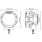 Scope 5" LED Driving Light Kit