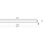 Bright Saber-X LED Single Row Light Bar - 20"