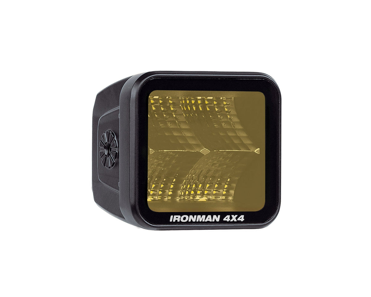 2.8" LED Cube Light (Flood Beam, Amber)