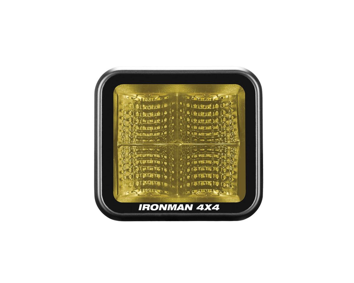 2.8" LED Cube Light (Flood Beam, Amber)