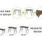 Quick Fold Aluminum Camp Table