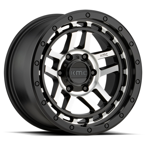 KM540 18X8.5 6X120 S-BLK MACH 18MM