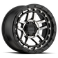 KM540 18X8.5 6X120 S-BLK MACH 18MM