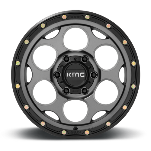 KM541 17X8.5 6X5.5 S-GRY BLK-LP 18MM