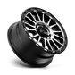 KM542 16X7 5X110 S-BLK MACH 30MM