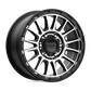 KM542 16X8 6X5.5 S-BLK MACH 00MM