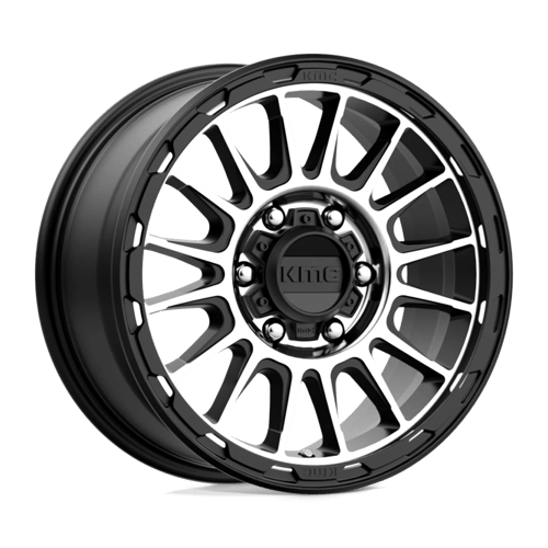 KM542 16X8 6X5.5 S-BLK MACH 00MM