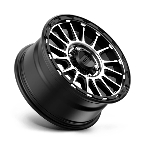 KM542 16X8 6X5.5 S-BLK MACH 00MM