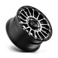 KM542 16X8 6X5.5 S-BLK MACH 00MM