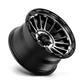 KM542 17X9 5X5.0 S-BLK MACH -12MM