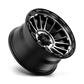 KM542 17X9 5X5.0 S-BLK MACH -12MM