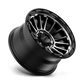 KM542 17X9 6X5.5 S-BLK MACH -12MM