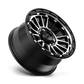 KM542 17X9 6X4.5 S-BLK MACH 18MM CB 66.1