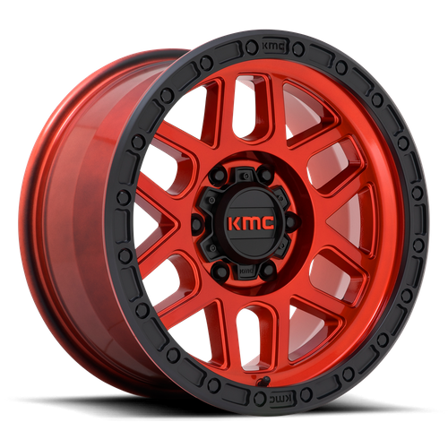 KM544 18X9 5X5.0 C-RED BLK-LP 18MM
